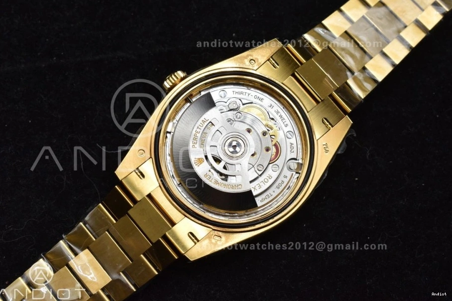 Edition Best Date 40 Weight) VR3255 President (Gain 228238 on 1:1 Green Day ARF Dial YG Roman Bracelet 1201